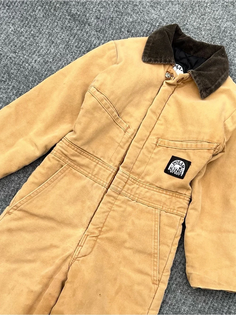 Vintage Youth Insulated Duck Canvas Coveralls